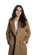 Camel Classic Long Women's Coat