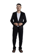 Men's Classic Black Velvet Blazer – Slim Fit Formal Party Jacket